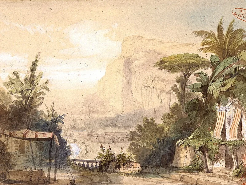 1802-Charles-Antoine Cambon - Il giardino di Eva